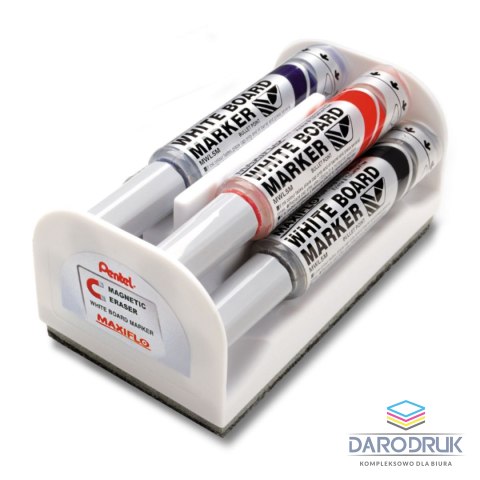 Pentel Marker suchościeralny wkład mix 2,0-2,5mm okrągła końcówka Pentel (MWL5M-4N-S)