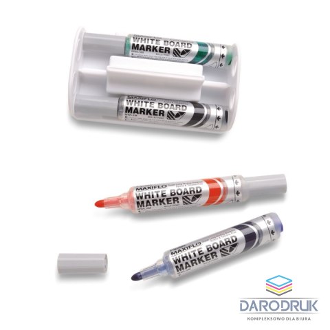 Pentel Marker suchościeralny wkład mix 2,0-2,5mm okrągła końcówka Pentel (MWL5M-4N-S)