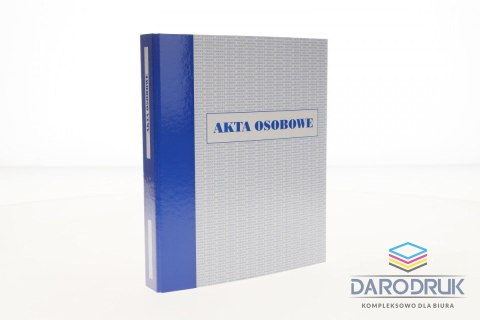 Resta Teczka do akt osobowych A4 40 mm biało-niebieski tektura pokryta folią 1200g Resta
