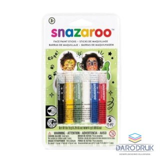 Snazaroo Kredki do malowania twarzy unisex 6 kol. Snazaroo (1172035)