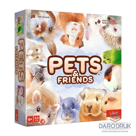 Trefl Gra pamięciowa Pets & Friends Trefl (02443)