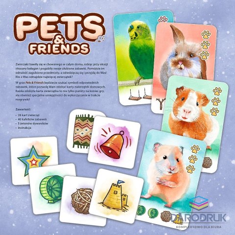 Trefl Gra pamięciowa Pets & Friends Trefl (02443)