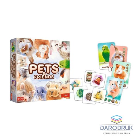 Trefl Gra pamięciowa Pets & Friends Trefl (02443)