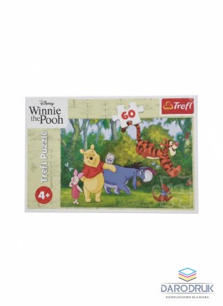 Trefl Puzzle Kubuś Puchatek Smaczny miodek 60 el. Trefl (17411)