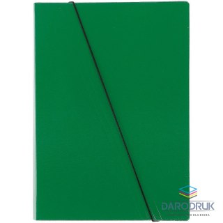 VauPe Teczka kartonowa na gumkę 1A A4 zielony 700g VauPe (307/06)