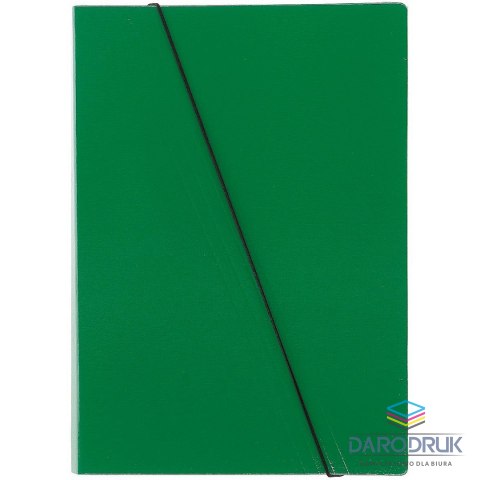 VauPe Teczka kartonowa na gumkę 1A A4 zielony 700g VauPe (307/06)