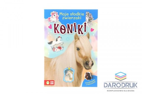 Zielona Sowa Książeczka edukacyjna Moje slodkie zwierzaki. Koniki Zielona Sowa