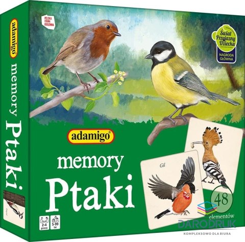 Adamigo Gra pamięciowa MEMORY ptaki memory Adamigo