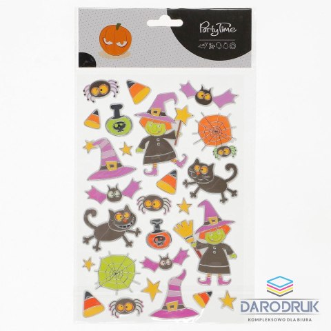 Arpex Naklejka (nalepka) metalizowane mix Halloween Arpex (HA0363)