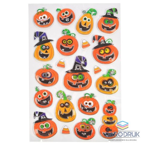 Arpex Naklejka (nalepka) metalizowane mix Halloween Arpex (HA0363)