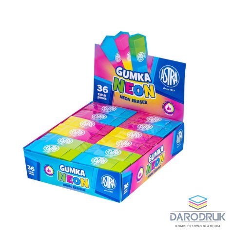 Astrapen Gumka do mazania dwukolorowa neonowa Astrapen (403023004)