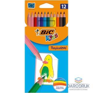 Bic Kids Kredki ołówkowe Tropicolors 2 12 kol 12 kol. Bic Kids (832568)