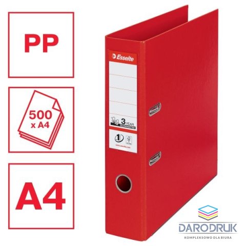 Esselte Segregator dźwigniowy No.1 Power A4 75mm czerwony Esselte (811330)