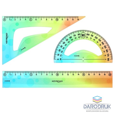 Keyroad Komplet geometryczny 3 el. Keyroad (KR972402)