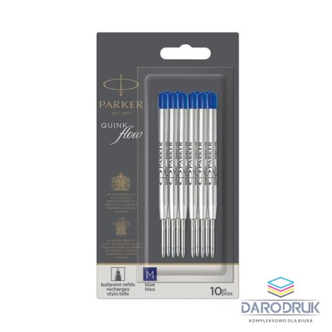 Parker Wkład do długopisu Parker QuinkFlow wkład niebieski Mmm Parker (2119154)