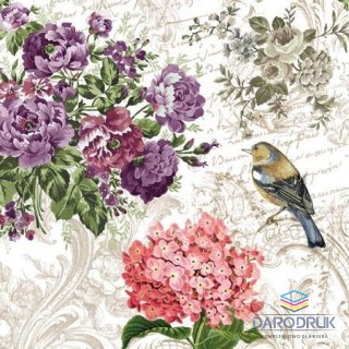 Paw Serwetki Lunch charming garden mix papier [mm:] 330x330 Paw (SDL000400)