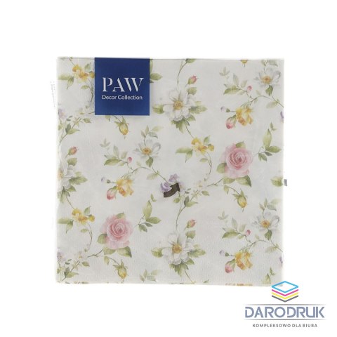 Paw Serwetki Lunch mix bibuła [mm:] 330x330 Paw (SDL129100)