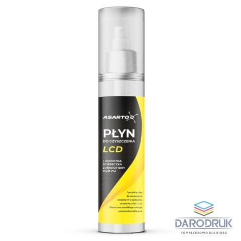 Asarto Płyn do ekranu LCD + ściereczka 125ml Asarto (AS-AC106)
