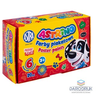 Astra Farby plakatowe ASTRINO kolor: miedziany 20ml 6 kolor. Astra (301221001)