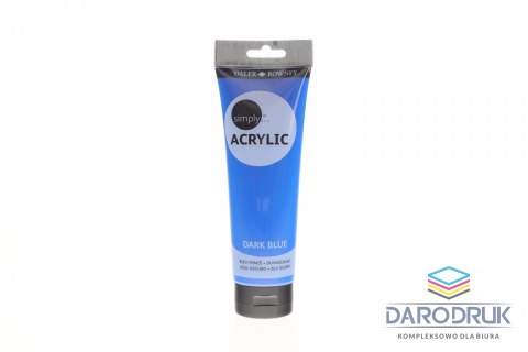Daler Rowney Farba akrylowa Simply kolor: niebieski 250ml Daler Rowney (126250142)