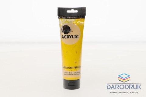 Daler Rowney Farba akrylowa Simply kolor: żółty 250ml Daler Rowney (126250684)