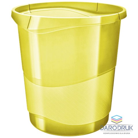 Esselte Kosz na śmieci colour ice żółty plastik kolor: żółty 14L Esselte (626287)
