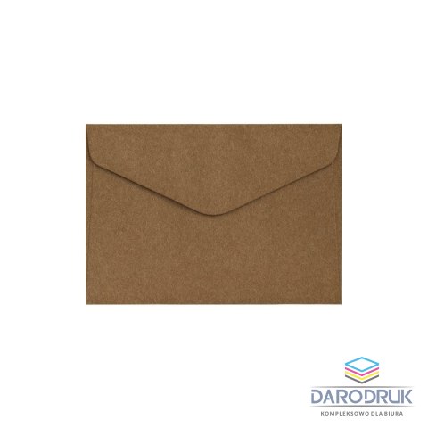 Galeria Papieru Koperta C6 gładki Nature brązowa Galeria Papieru (280243) 10 sztuk
