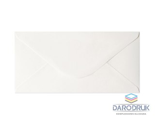 Galeria Papieru Koperta DL gładki biały k 150 biała [mm:] 110x220 Galeria Papieru (280191) 10 sztuk