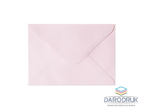 Galeria Papieru Koperta C6 gładki różowy satynowany 130 różowa jasna Galeria Papieru (280226) 10 sztuk