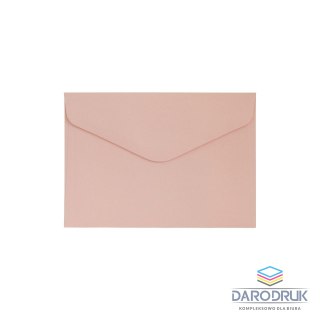 Galeria Papieru Koperta C6 gładki satynowany pudrowy różowa Galeria Papieru (280235) 10 sztuk