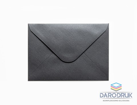 Galeria Papieru Koperta C6 pearl czarna Galeria Papieru (280277) 10 sztuk