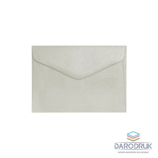 Galeria Papieru Koperta C6 pearl jasnosrebrny srebrna Galeria Papieru (280240) 10 sztuk