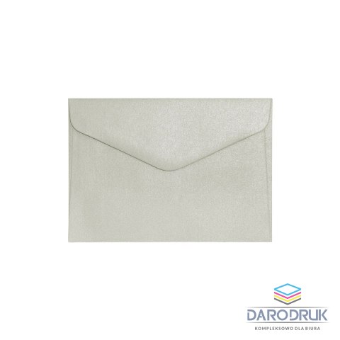 Galeria Papieru Koperta C6 pearl jasnosrebrny srebrna Galeria Papieru (280240) 10 sztuk