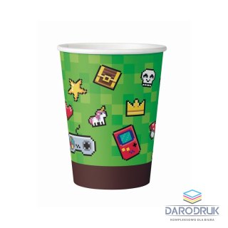 Godan Kubek jednorazowy Game On 6 szt. papier 266ml Godan (PF-KPGO)
