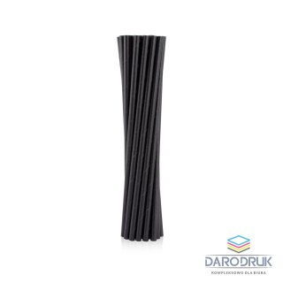 Godan Słomka papierowe czarne 6x197 mm/12szt. 12 szt Godan (SG-RPCZ12)