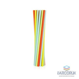 Godan Słomka papierowe, pastelowy mix 6x197 mm/12szt. 12 szt Godan (SG-RPPM12)
