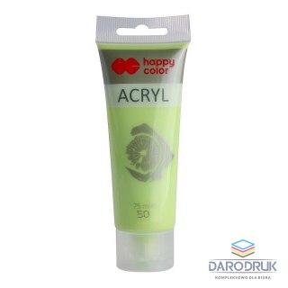 Happy Color Farba akrylowa Limonka kolor: limonka 75ml Happy Color (HA 7370 0075-50)