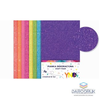 Interdruk Arkusz piankowy pianka dekoracyjna NC-010 kolor: mix 8 ark. Interdruk (IPIANC015)