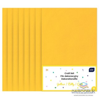 Interdruk Filc kolor: żółty 8 ark. Interdruk (IFILDEKŻÓŁ)