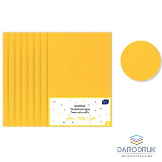 Interdruk Filc kolor: żółty 8 ark. Interdruk (IFILDEKŻÓŁ)