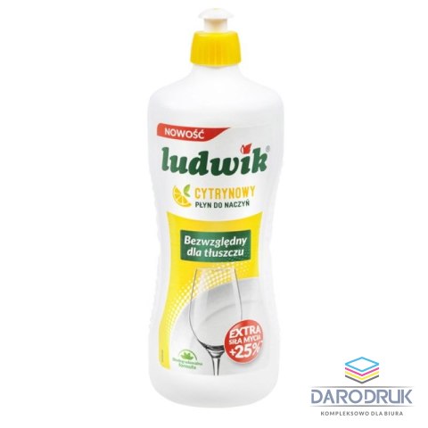 Ludwik Płyn do naczyń cytrynowy 900ml Ludwik