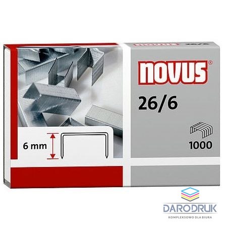 Novus Zszywki 26/6 1000 szt Novus (26/6)