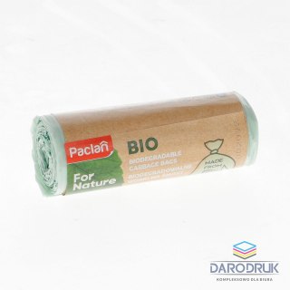 Paclan Worki na śmieci kolor: zielona jasna 12L 15 szt Paclan (P150100)