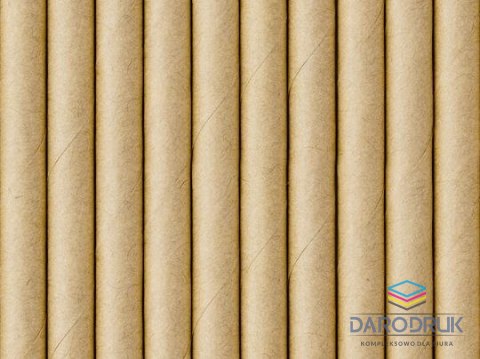 Partydeco Słomka papierowe, kraft, 19.5cm 10 szt Partydeco (SPP9-031)