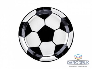 Partydeco Talerz jednorazowy Piłka, mix, 18cm (1 op. / 6 szt.) papier śr. 180mm 6 szt Partydeco (TPP72)