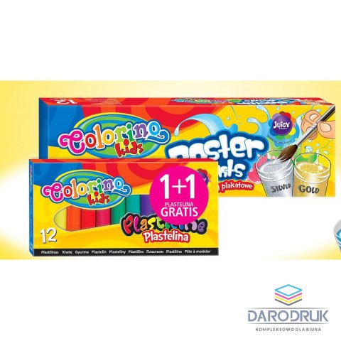Patio Farby plakatowe colorino kolor: mix 20ml 12 kolor. Patio (13239PTR/DUO)
