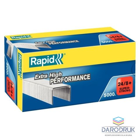 Rapid Zszywki 24/8+ Super Strong 5000 szt Rapid (24860100)