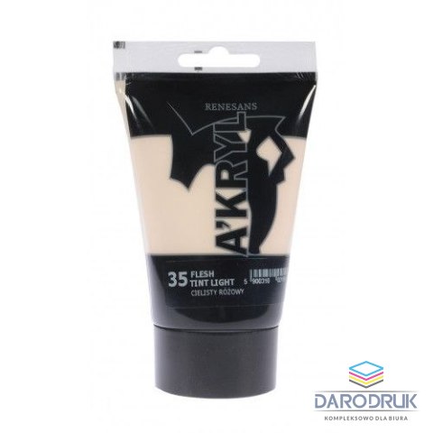 Renesans Farba akrylowa Cielisty jasny kolor: cielisty różowy 100ml Renesans (35)