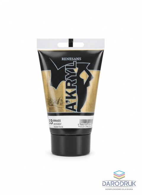 Renesans Farba akrylowa Mosiądz kolor: Mosiądz 100ml Renesans (33)