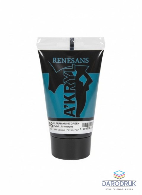 Renesans Farba akrylowa turkusowy kolor: turkusowy 100ml Renesans (46)